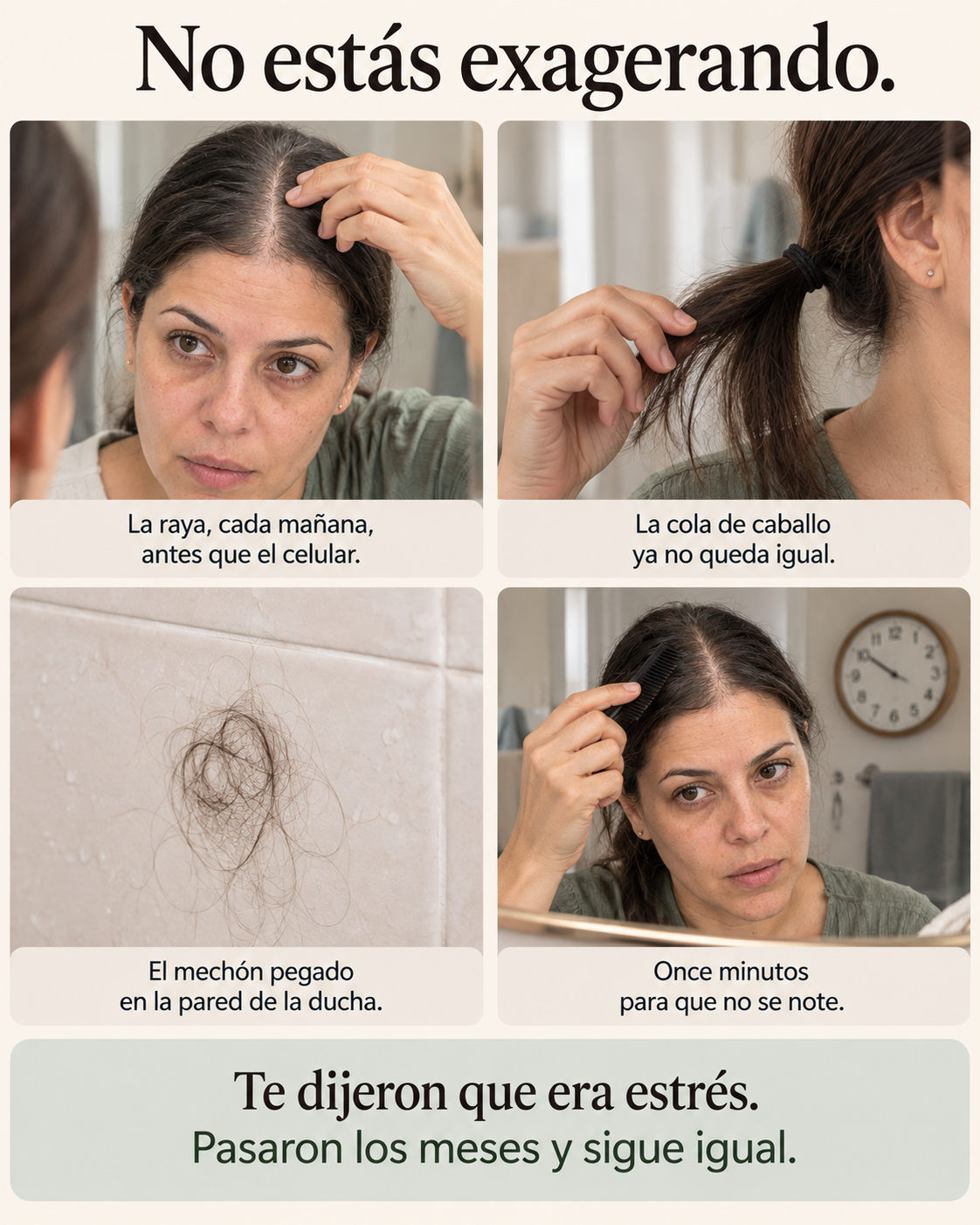 No estás exagerando