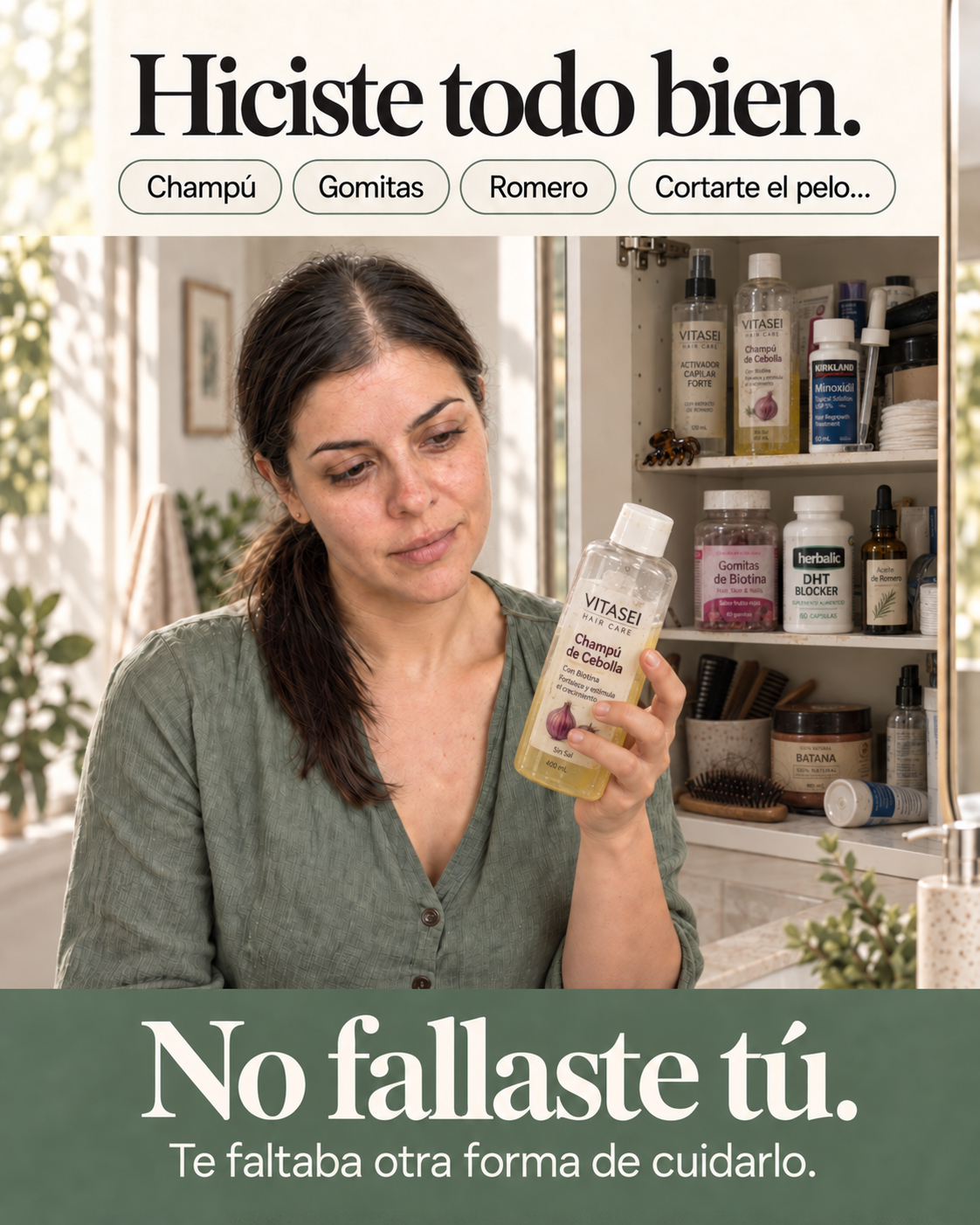Hiciste todo bien. No fallaste tú